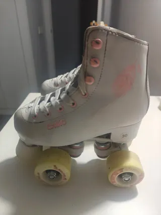 Patines  4 Ruedas Blancos Talla 30