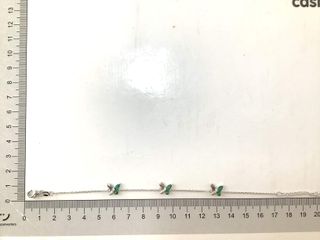 pulsera plata 925mm con piedra con circonita