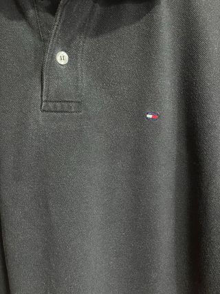 Polo Tommy Hilfiger Negro Talla M