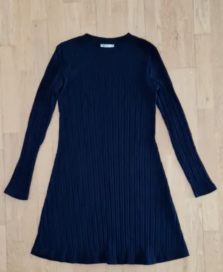 Vestido Zara Negro Manga Larga