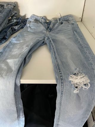Pack vaqueros rotos distinto color