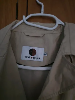 Gabardina Punto Roma mujer Beige Talla Xl