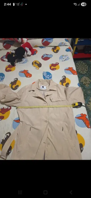 Gabardina Punto Roma mujer Beige Talla Xl