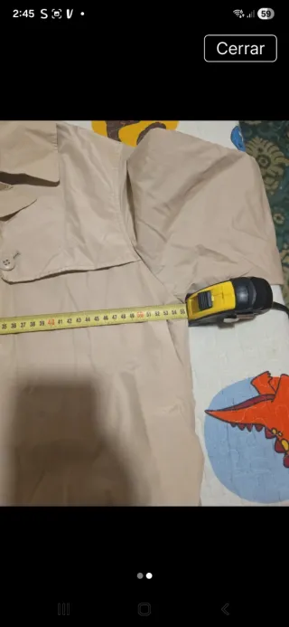 Gabardina Punto Roma mujer Beige Talla Xl