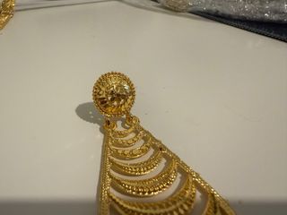 Pendientes Filigrana Bañados en Oro Nuevos