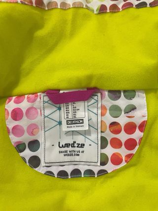 Chaqueta de esquí para mujer XL con estampado