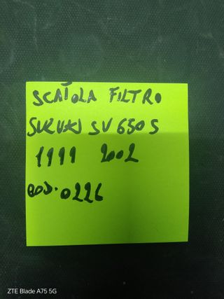 Suzuki SV 650 S 99-02 scatola filtro aria