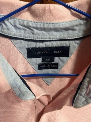 Polo Tommy Hilfiger Rosa Talla S