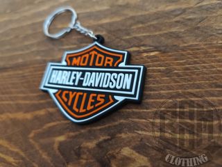 Portachiavi Harley-Davidson BS gomma