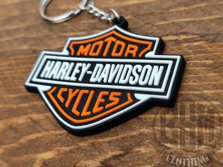 Portachiavi Harley-Davidson BS gomma