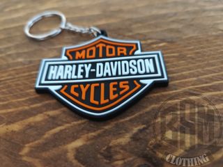 Portachiavi Harley-Davidson BS gomma