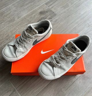 Zapatillas Nike Blazer Low Beige/Verde