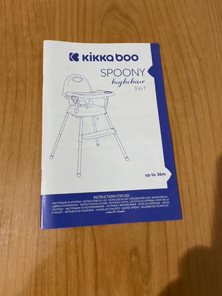 Trona KikkaBoo 3 en 1 Azul