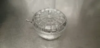 Tarro antiguo de cristal para mermelada