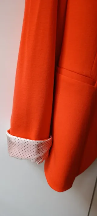 Blazer americana Zara naranja