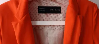 Blazer americana Zara naranja