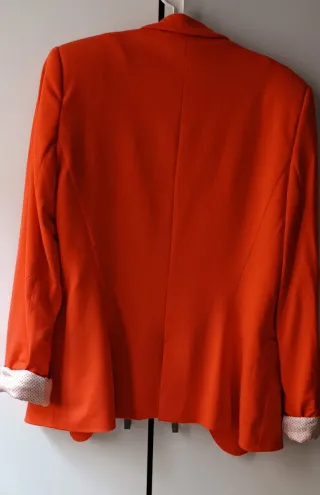 Blazer americana Zara naranja