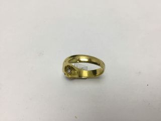 anillo oro 18k con piedra