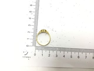 anillo oro 18k con piedra