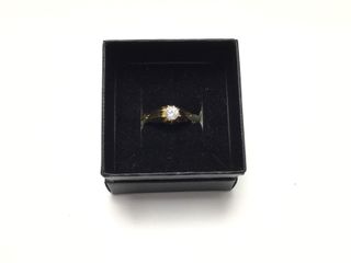 anillo oro 18k con piedra