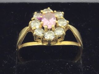 sortija oro 18k con piedra