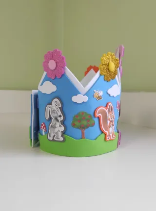 Corona cumpleaños  Masha y el Oso 3