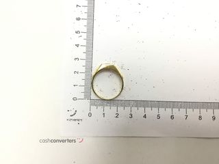 anillo oro 18k con piedra con circonita