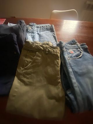 Lote 5 Pantalones Marca 13/14 Años