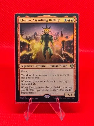 MTG SPM Electro Assaulting Battery Rara Foil Nueva