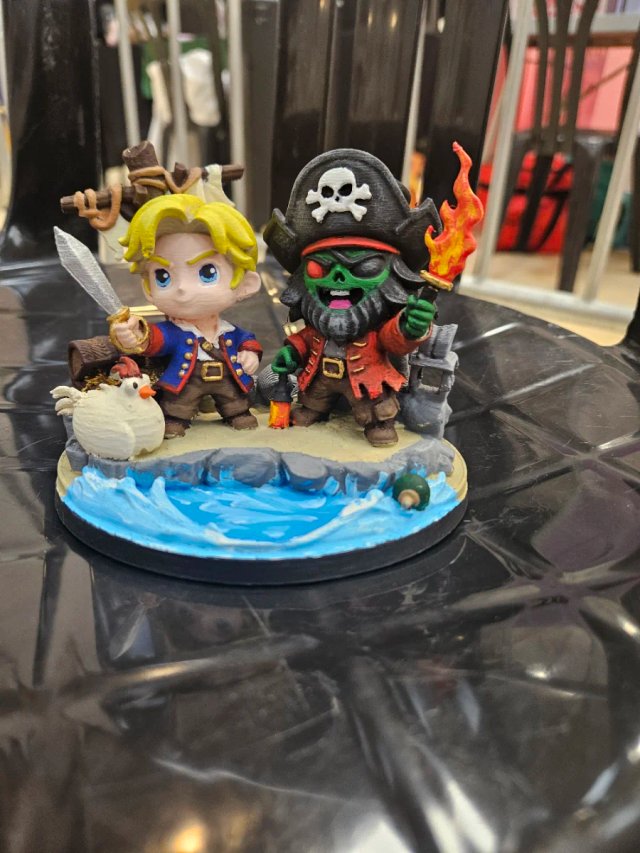 Figura Monkey Island - Pirata Zombie y Marinero