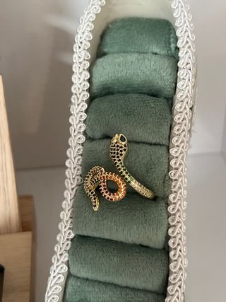 Anillo Serpiente XP Laminado 14K Ajustable