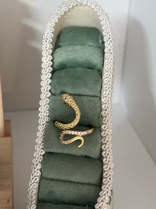 Anillo Serpiente XP Laminado 14K Ajustable