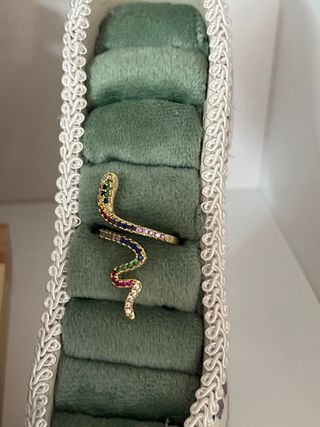 Anillo Serpiente XP Laminado 14K Ajustable