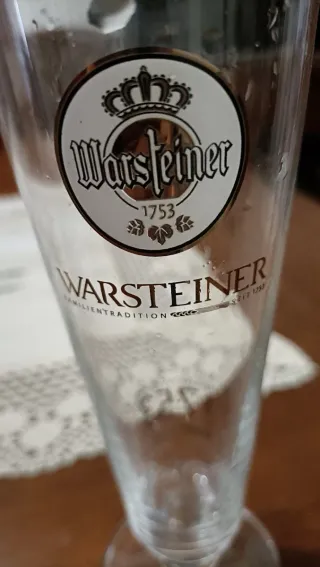 6 Copas, 12 Vasos Warsteiner Cristal