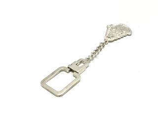 bisuteria llavero v rocio plata