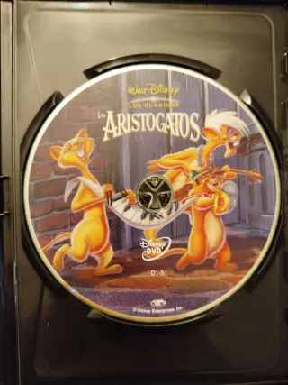 Los Aristogatos DVD (Sin Carátula).