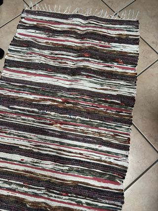 Tappeto Runner Cotone Strisce