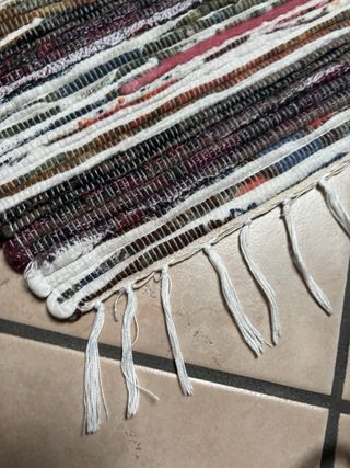 Tappeto Runner Cotone Strisce