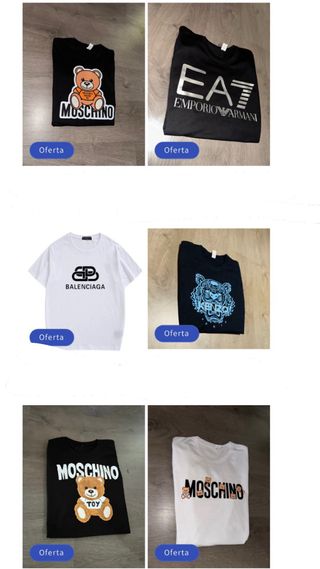 Camisetas de marca varias