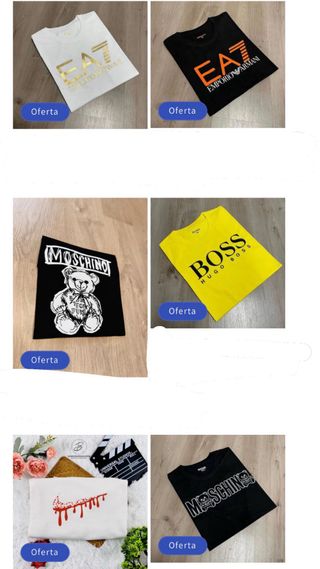 Camisetas de marca varias