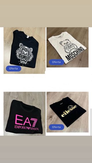 Camisetas de marca varias
