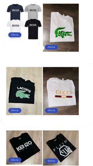 Camisetas de marca varias