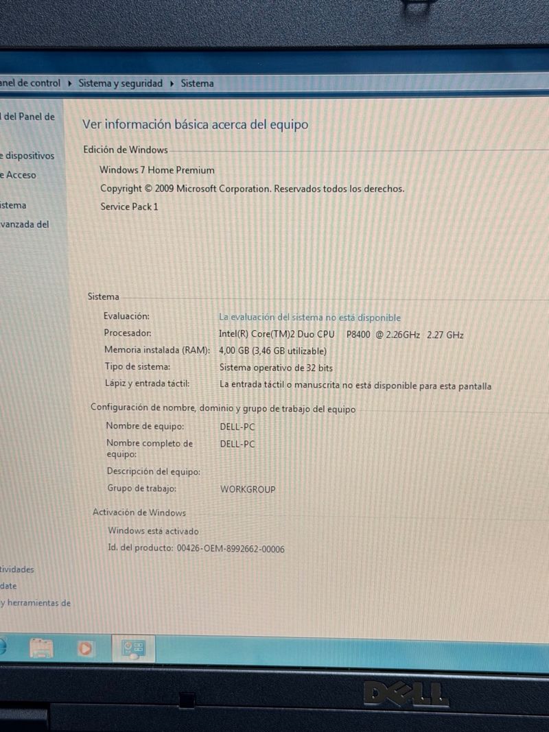 Dell Latitude E5500 Core 2 Duo / 4Gb / 500Gb afbeelding 2