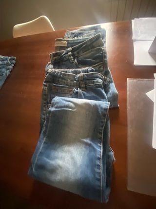 3 Pantalones Vaqueros Niño Talla 11/12 Años