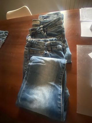 3 Pantalones Vaqueros Niño Talla 11/12 Años