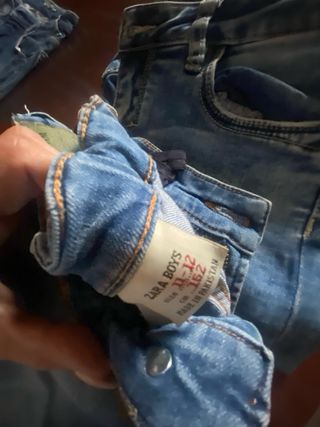3 Pantalones Vaqueros Niño Talla 11/12 Años