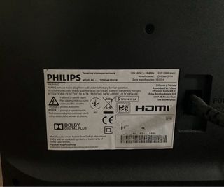 Televisión Philips Negra