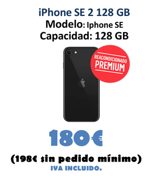 iPhone SE 2 128 GB Reacondicionado Premium