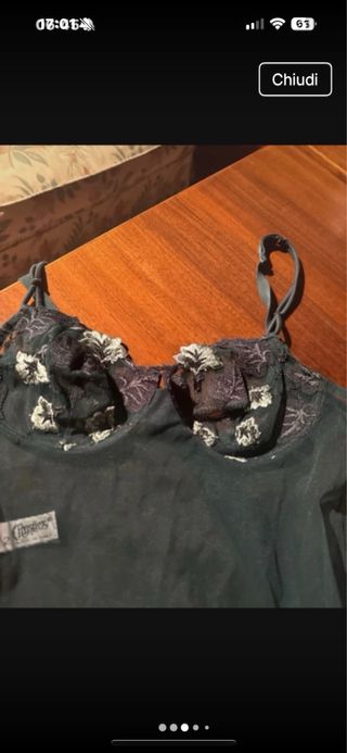 Sottoveste Christie's verde taglia 2