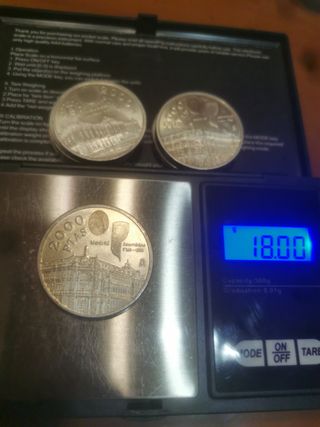 10 Monedas 2000 Pesetas Juan Carlos I